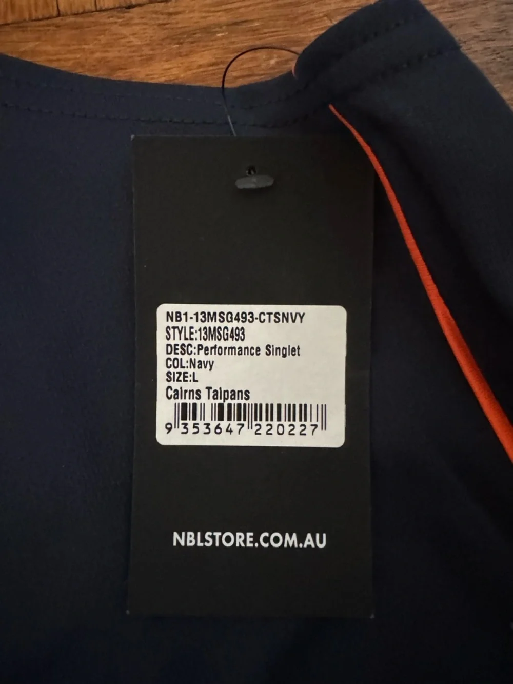 Champion NBL Taipans Performance Singlet (Jersey) - Picture 3 of 9